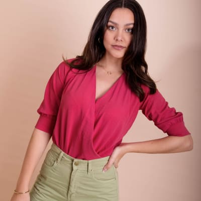 Blusa Vienna fucsia Blusa Vienna fucsia