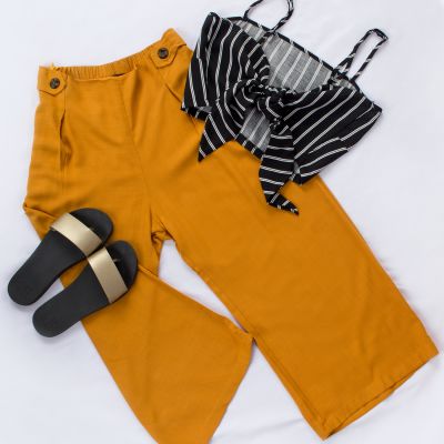Top Briana negro rayas Top Briana negro rayas