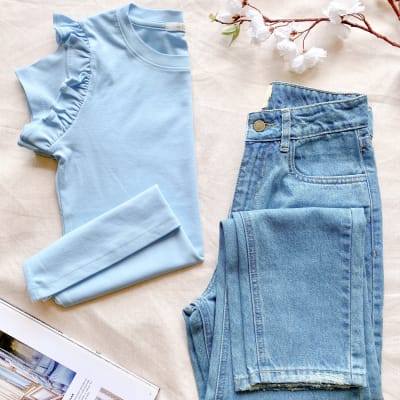Polo Zoe cielo bebe Polo Zoe cielo bebe