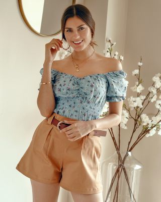 Short Milan caramelo Short Milan caramelo