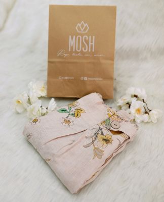 Cul Lino beige flores Cul Lino beige flores