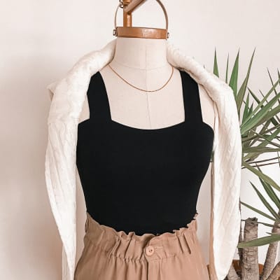Top Mila negro Top Mila negro