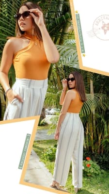 Top Rafaela camel Top Rafaela camel
