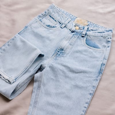 Girlfriend Jeans Sky Girlfriend Jeans Sky