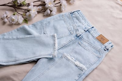 Girlfriend Jeans Sky Girlfriend Jeans Sky