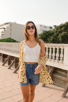 Kimono corazón amarillo Kimono corazón amarillo
