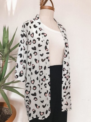 Kimono corazón blanco Kimono corazón blanco