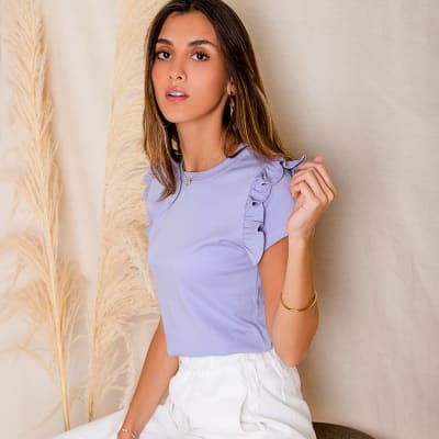 Polo Zoe lavanda Polo Zoe lavanda