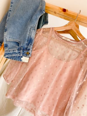 Blusa Zara & Top Alba rosado Blusa Zara & Top Alba rosado