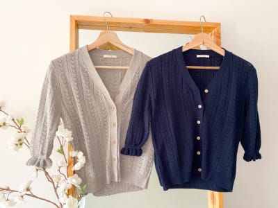 Cardigan Julieta azul Cardigan Julieta azul
