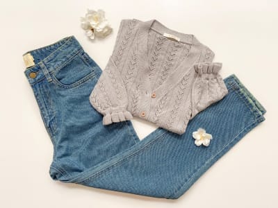 Cardigan Julieta plomo Cardigan Julieta plomo