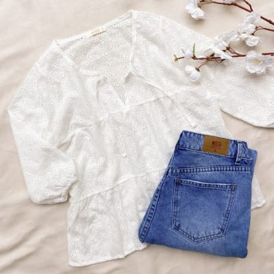 Blusa Amanda blanco Blusa Amanda blanco