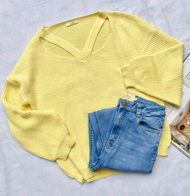Sweater Luisiana amarillo Sweater Luisiana amarillo