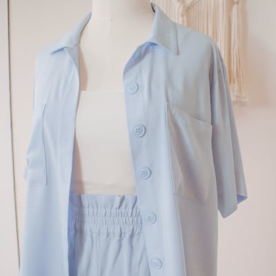 Camisa Aurora celeste Camisa Aurora celeste