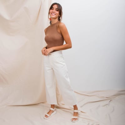 Pantalon Gaia hueso Pantalon Gaia hueso