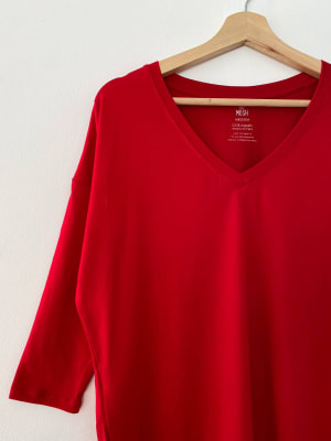 Polo Cotton V rojo Polo Cotton V rojo