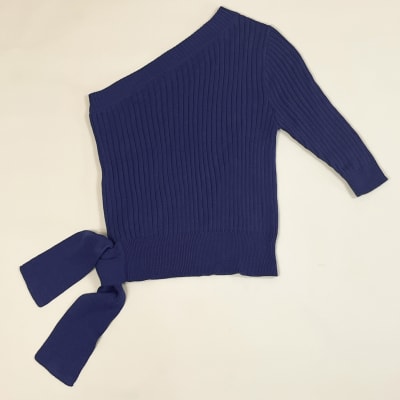 Polo tejido Alma azul Polo tejido Alma azul