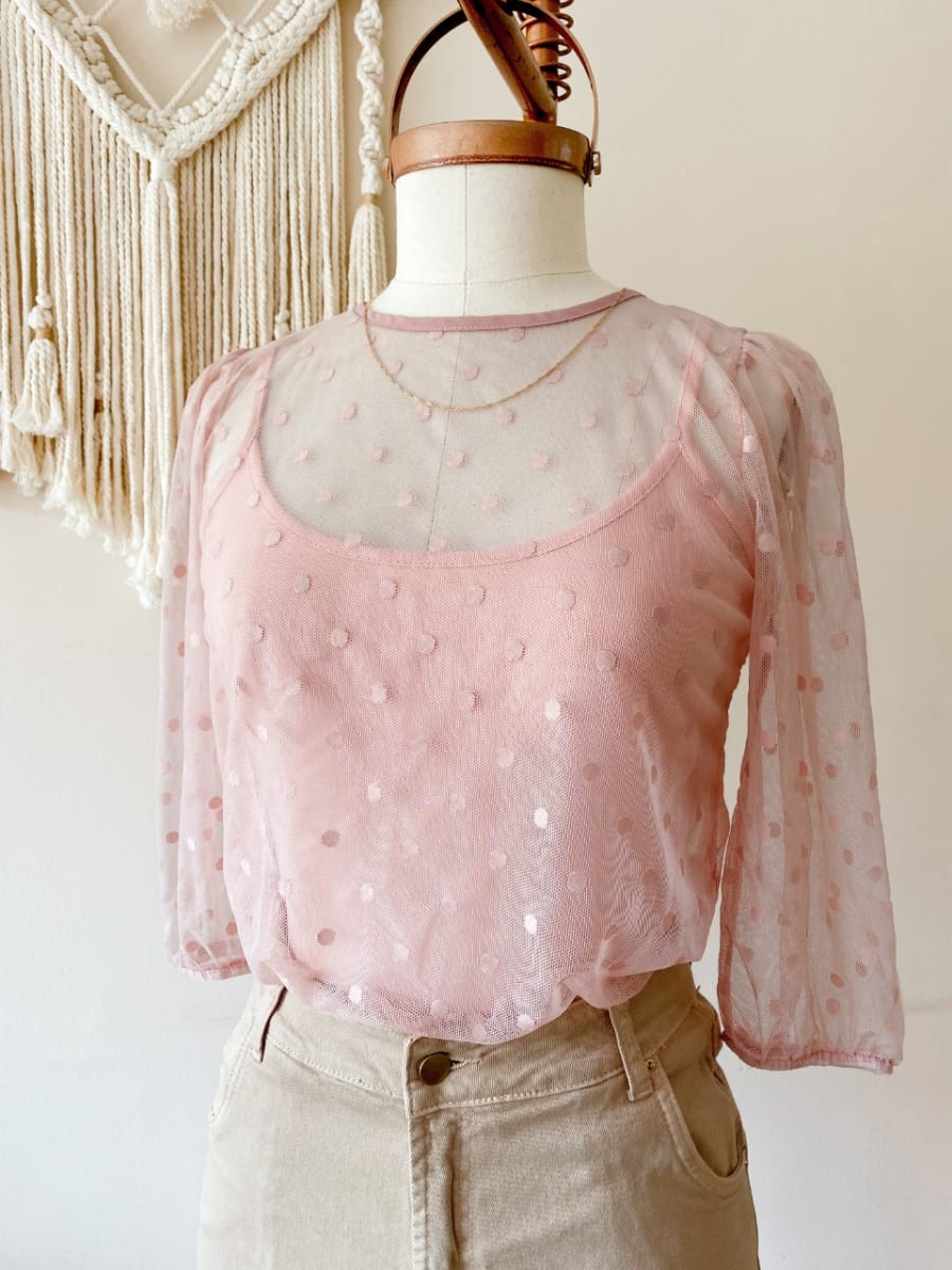 Blusa Zara \u0026 Top Alba rosado | Moshtienda