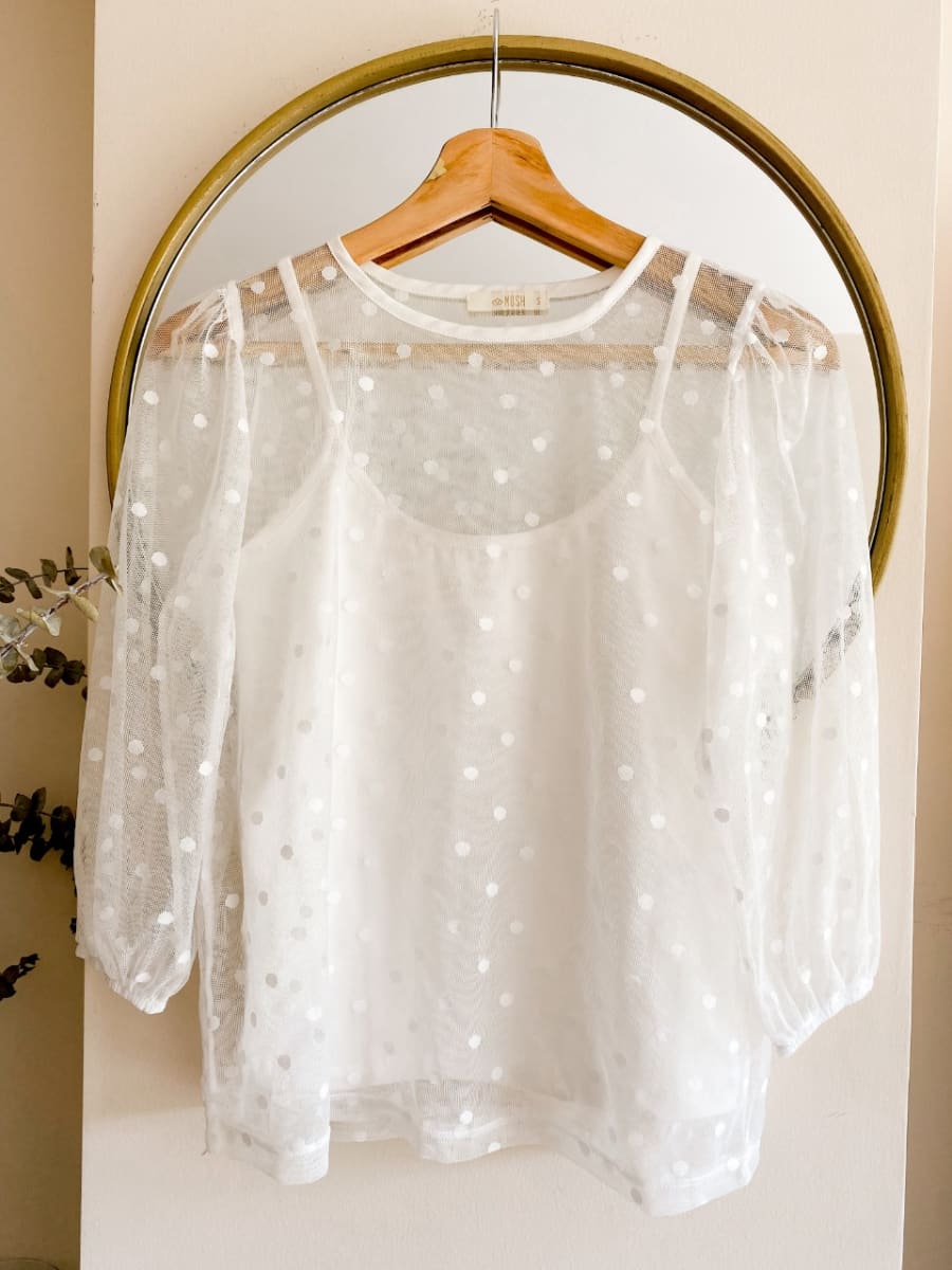 Blusa Zara \u0026 Top Alba perla | Moshtienda