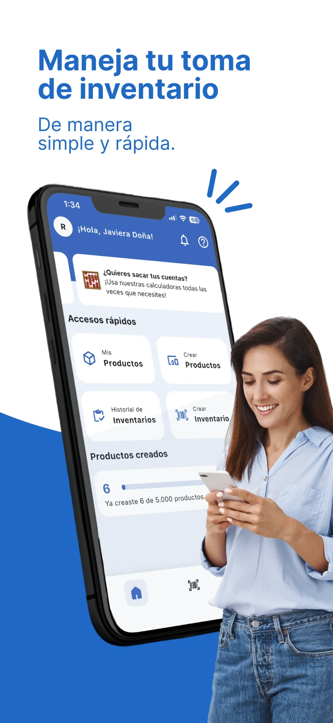 Reportes de ventas visualizados desde la app de tuin