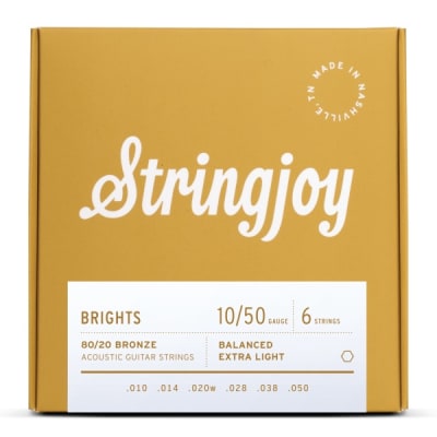 STRINGJOY BRIGHTS 80/20 STRINGJOY BRIGHTS 80/20