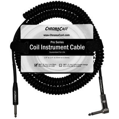 CABLE COIL PRO SERIES 9 MTS RECTO/ÁNGULO CABLE COIL PRO SERIES 9 MTS RECTO/ÁNGULO