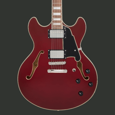 D'ANGELICO PREMIER DC BURNT RED