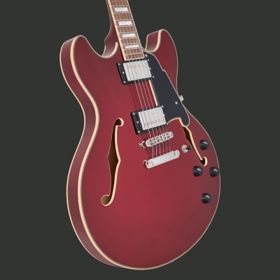 D'ANGELICO PREMIER DC BURNT RED
