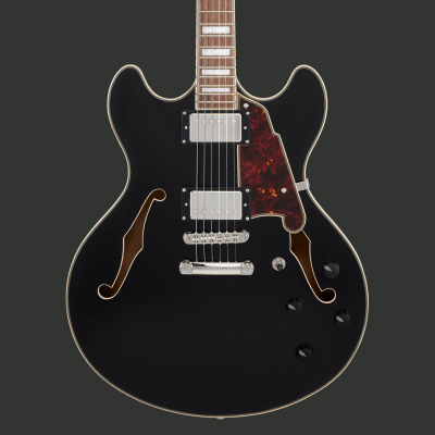 D'ANGELICO PREMIER DC SOLID BLACK