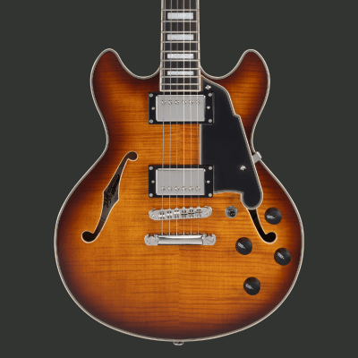 D'ANGELICO PREMIER MINI DC DARK ICED TEA BURST