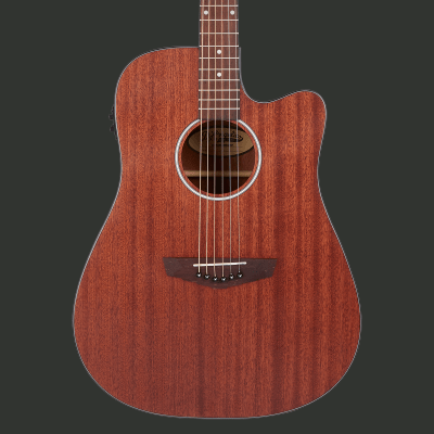 D'ANGELICO PREMIER BOWERY LS NATURAL MAHOGANY SATIN