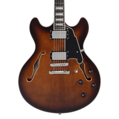 D'ANGELICO PREMIER DC BROWN BURST1