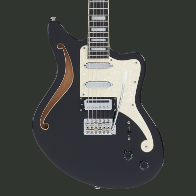 D'ANGELICO PREMIER BEDFORD SH BLACK FLAKE