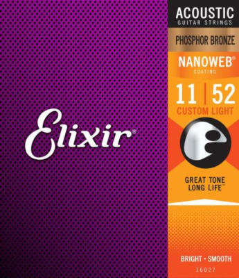 ELIXIR NANOWEB COATED 80/20 BRONZE