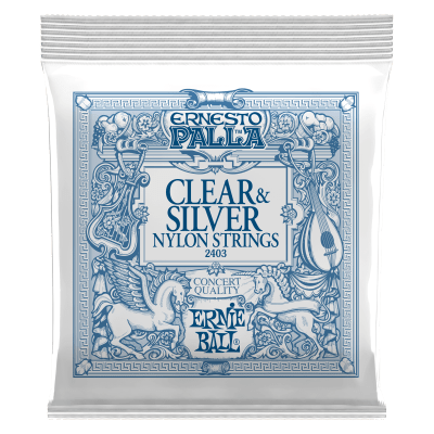 ERNIE BALL ERNESTO PALLA CLEAR § SILVER1
