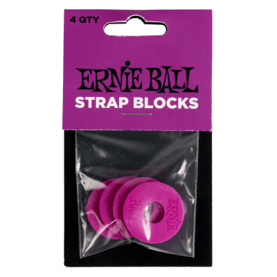 ERNIE BALL STRAP BLOCKS PURPLE ERNIE BALL STRAP BLOCKS PURPLE