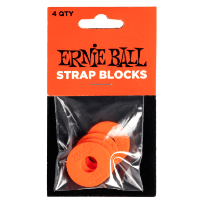 ERNIE BALL STRAP BLOCKS RED1