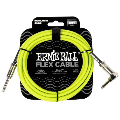 ERNIE BALL FLEX RECTO/ÁNGULO GREEN1