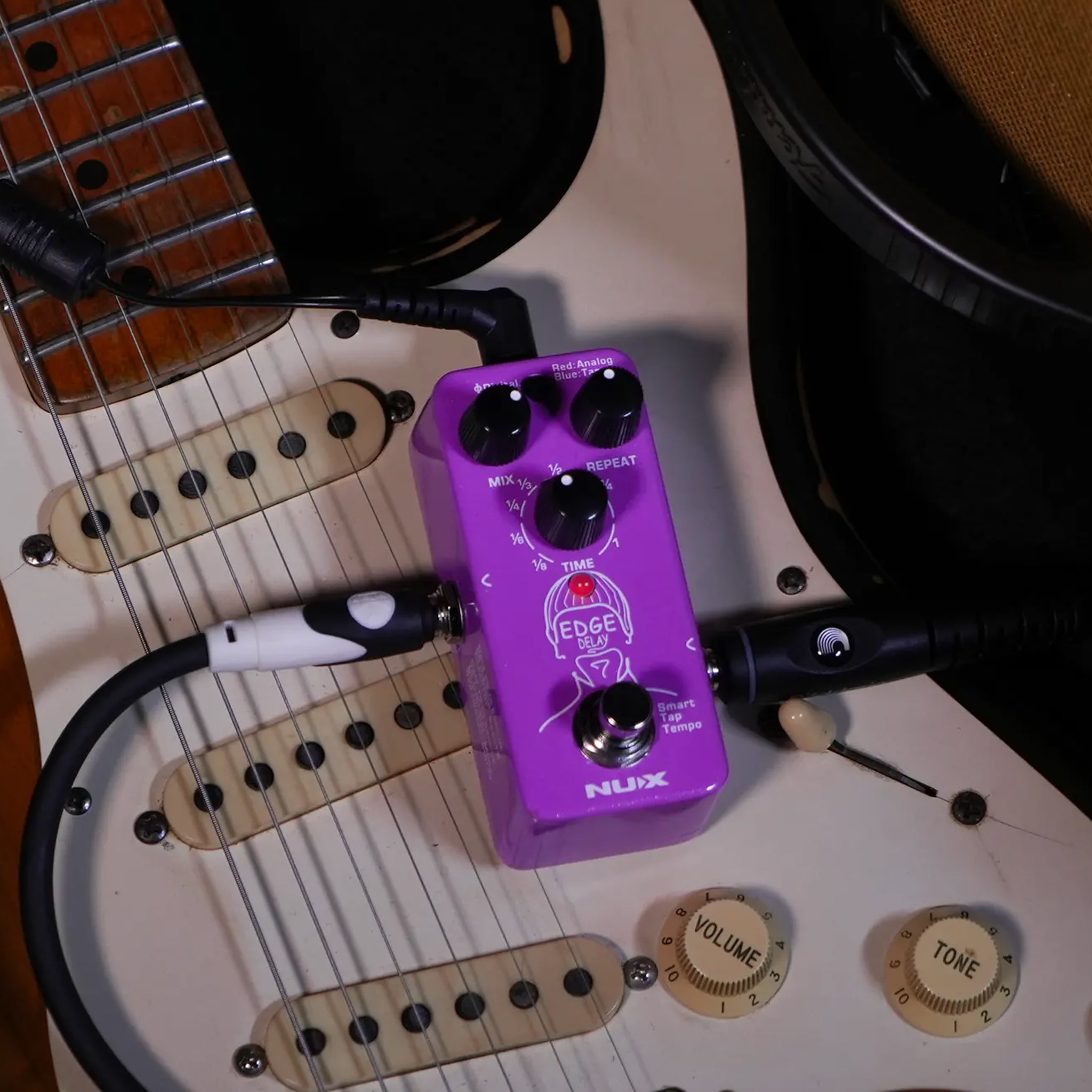 NUX EDGE DELAY ギターエフェクター Amazon | NUX Edge ディレイ ギターエフェクトペダル Phi