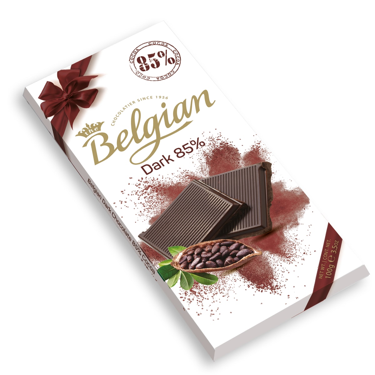BELGIAN DARK CHOCOLATE 85 BAR 100GR Deli Stop Máncora Gourmet