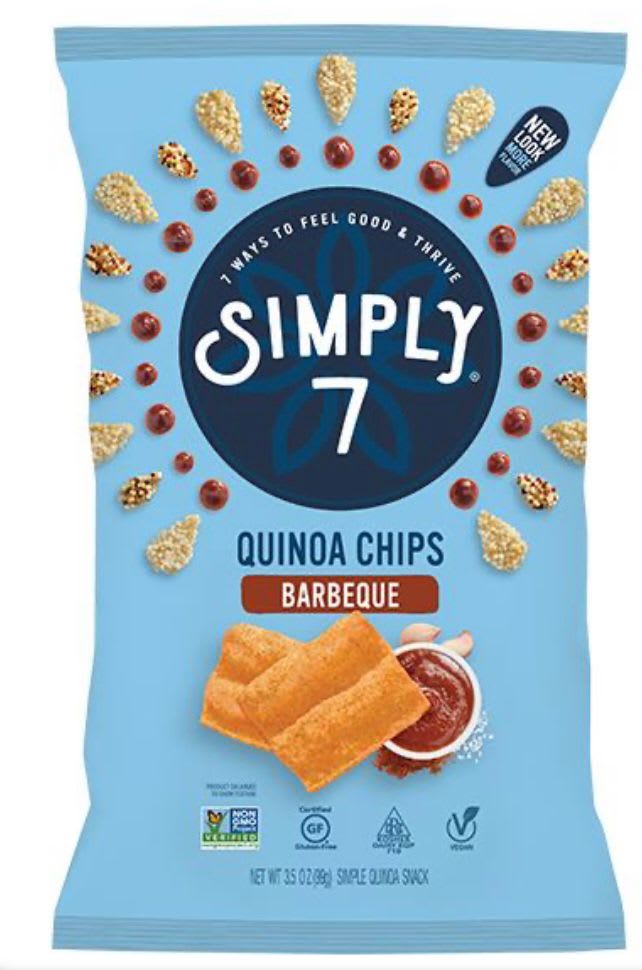 QUINOA CHIPS BBQ X 99G SIMPLY 7 Deli Stop Máncora Gourmet