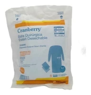 Bata Quirúrg Esteril M + 2 paño de campo