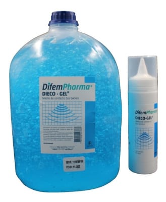 Gel Ecográfico Azul + aplicador 250cc