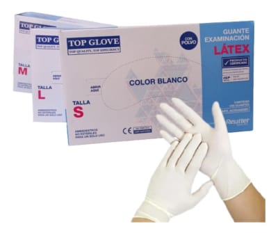 Guantes Látex Top Glove Con Polvo1