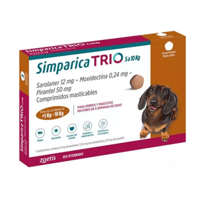 Simparica Trio 5,1 a 10 kg