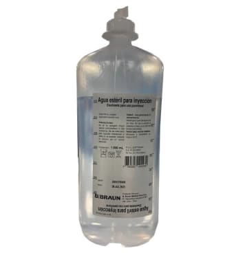 AGUA PARA INYECTABLES I.V. (MEDICINAL) MATRAZ 1 LITRO1