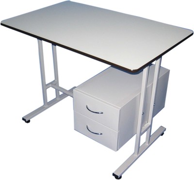 ESCRITORIO CLINICO 2 CAJONES METALICO 1