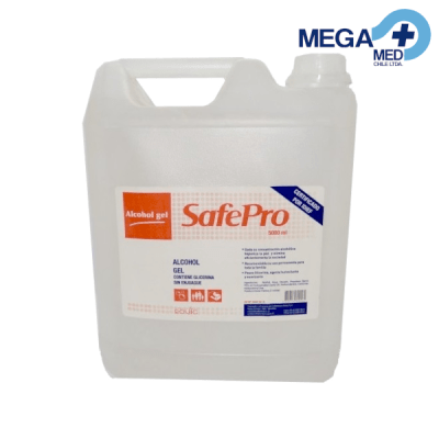 ALCOHOL GEL CON GLICERINA 5 LITROS - SAFEPRO1