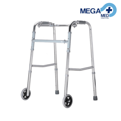 ANDADOR PLEGABLE ALUMINIO C/RUEDAS1