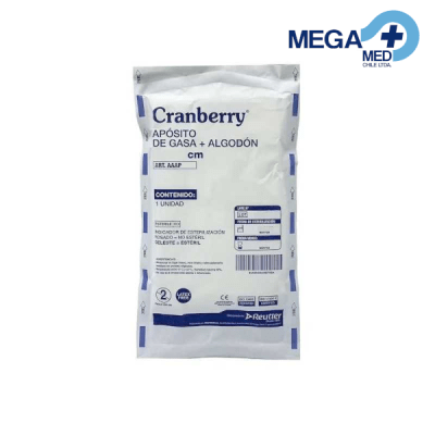 APOSITO GASA + ALGODON ESTERIL 40 X 40 CM - CRANBERRY1